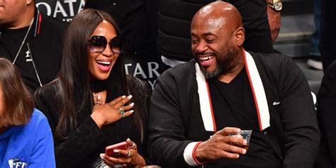 Naomi Campbell Takes Selfies With Steve Stoute At A Basketball Game