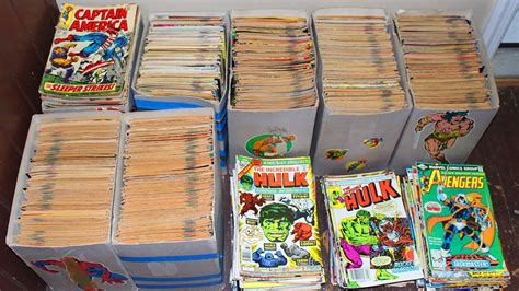 Organize & price your whole comic book collection. Epic 1000 Comic Book Collection Garage Sale Haul Silver ...
