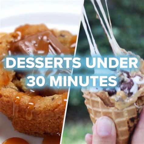 These 24 dinner party dessert recipes are guaranteed to impress, so you don't have to stress. Tasty on Twitter: "5 Quick Desserts For Last-Minute ...