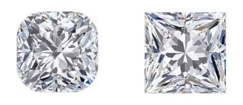 Cushion Cut Vs Princess Cut Diamonds With Video