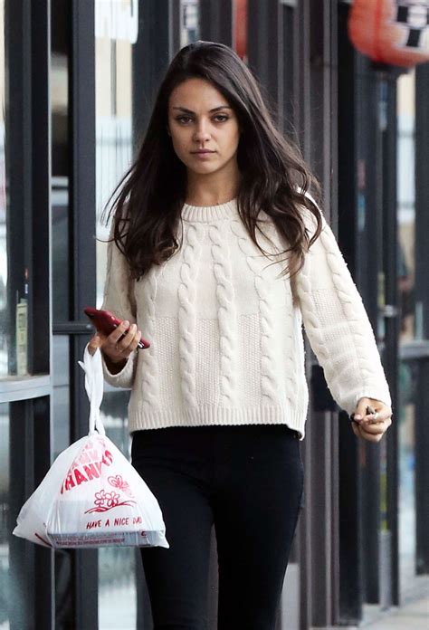 Mila Kunis Out For Lunch In Los Angeles Gotceleb