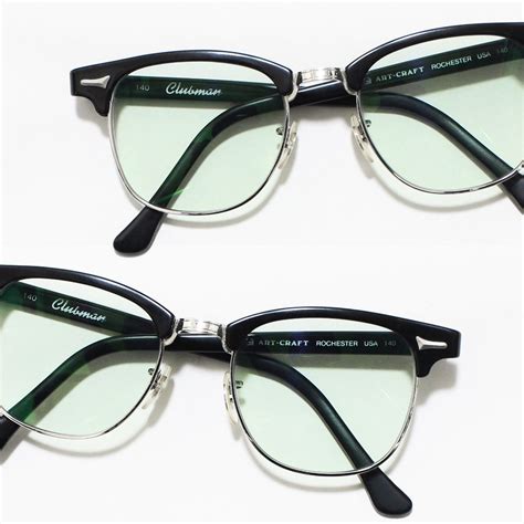 vintage 1950 s artcraft clubman browline eyeglasses black made in u s a [48 20] ｜ ビンテージ眼鏡