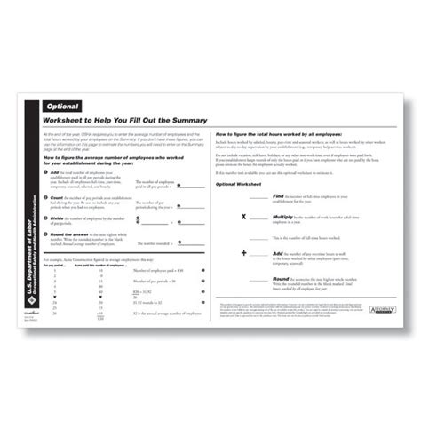 Osha form 300a pdf for 2013 annual osha reporting