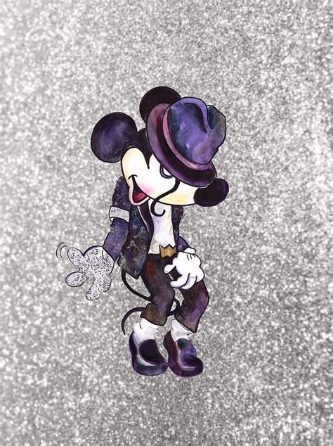 Pin On Mickey Mouse As Michael Jackson