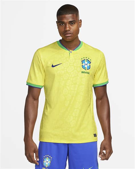 Brazil 202223 Stadium Home Mens Nike Dri Fit Soccer Jersey