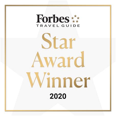 Forbes Travel Guide Five Star Hotel Award Aigo
