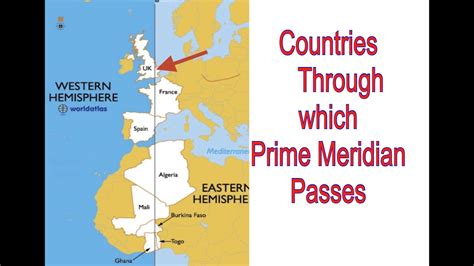 Trick To Remember Countries Through Which Prime Meridian Passes Youtube