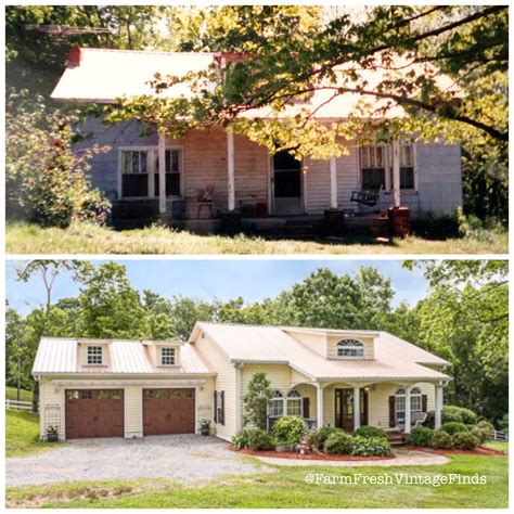 Best Old Farmhouse Remodel Before And After Exterior