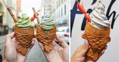 New Yorkers Are Going Crazy For These Adorable Fish Ice Creams Ice