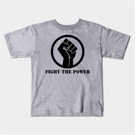Fight The Power Raised Fist Black Power Shirt Raised Fist Kids T