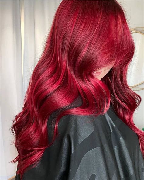 vibrant red hair loose waves vibrant red hair red hair looks red hair inspo
