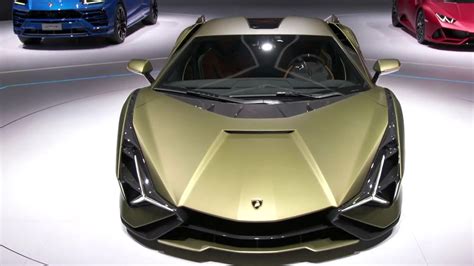 Lamborghini Sian Electric Motor Free Supercar Picture Hd