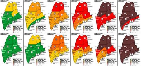 New England Fall Foliage Map When Will You See The Best Colors