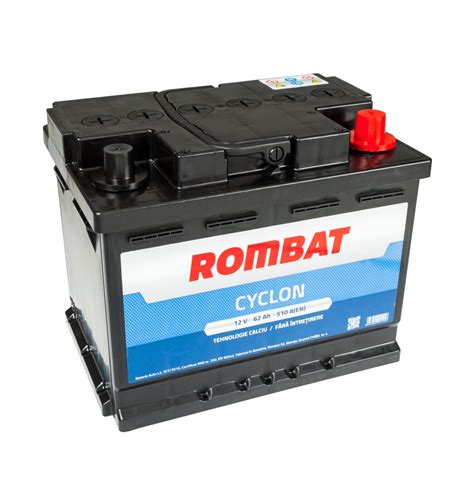 Rombat 12v 62ah Acumulator Auto Cyclon