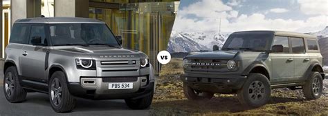 Land Rover Defender Vs Ford Bronco Suv Comparison Land Rover Richfield