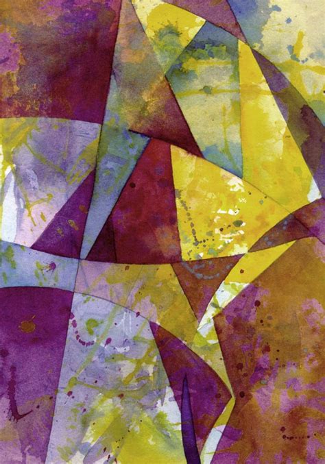 40 Aesthetic Geometric Abstract Art Paintings Bored Art