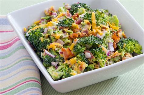 Sure, gloriously green broccoli florets are a welcome addition to broccoli salads taste good (and look great) with cauliflower, bell peppers and more, and can also easily morph. Even Better Broccoli Salad | 12 Tomatoes