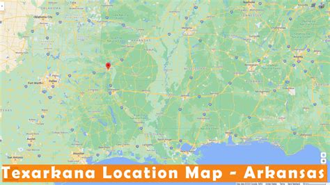 Texarkana Arkansas Map