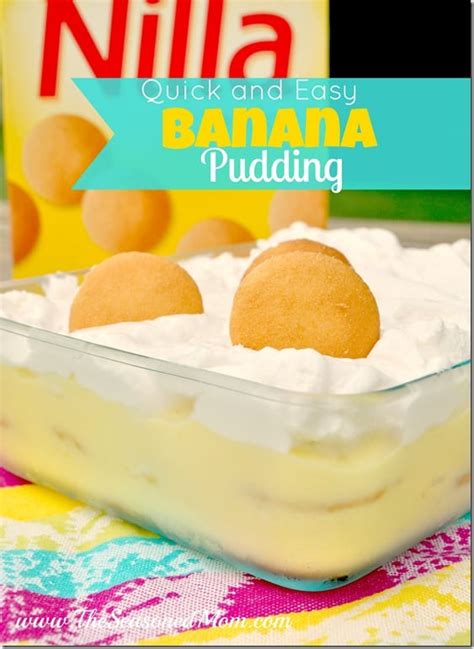 Summer Quick And Easy Banana Pudding The Seasoned Mom