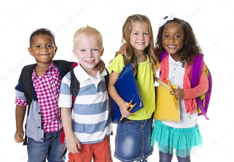 Elementary School Kids Group — Stock Photo © Yobro10 40427975