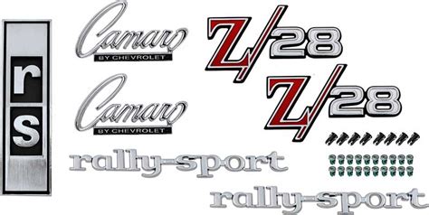 It even came from the factory with a/c. 68 Camaro Z-28 Rally Sport Emblem Kit New Car & Truck ...
