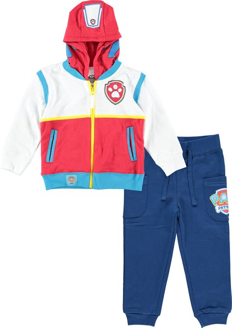 Paw Patrol Ryder Character Big Face 2 Pack Zip Up Hoodie And Jogger