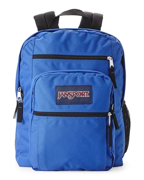 Jansport Big Student Backpack Navy Blue Iucn Water