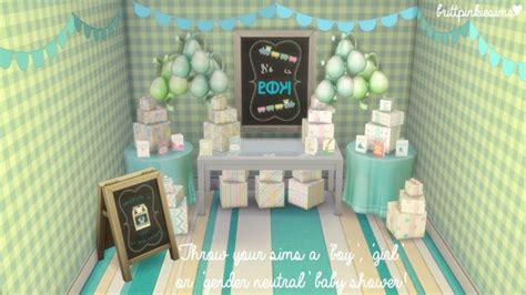 Awesome Baby Shower Sims 4 Sims Baby Sims 4 Sims