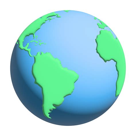 Fundo Branco Do Globo Terrestre Da Ilustração 3d 13114269 Png