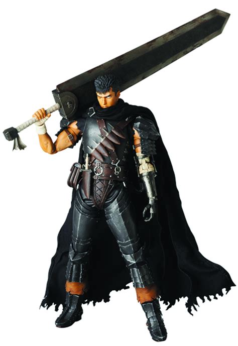 Dec148325 Berserk Guts Rah Black Swordsman Ver Previews World