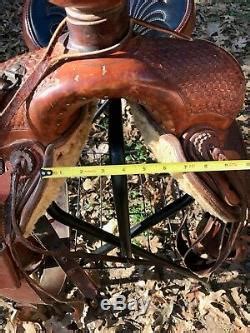 Vintage Carson Thomas Rancher Ranch Roper Saddle Used Great Condition