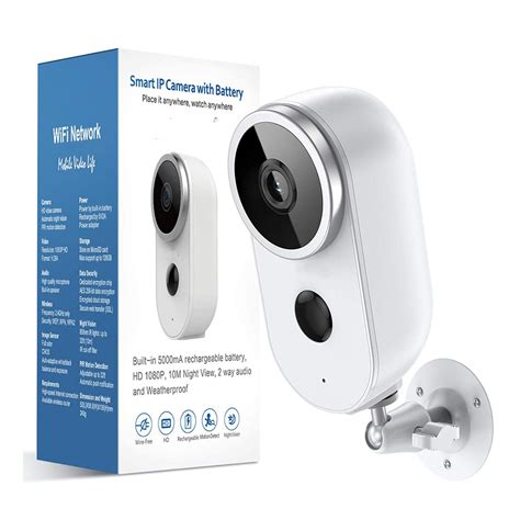 Outdoor Security Camera Wireless Rechargeable Battery Powered Camera