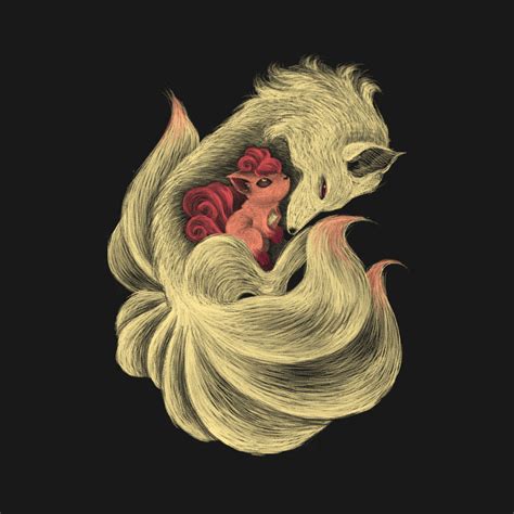 Flame Tails Tales Vulpix Ninetails T Shirt Teepublic