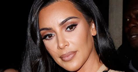 Kim Kardashian Shows Off Psoriasis On Her Face In Candid Photo Huffpost