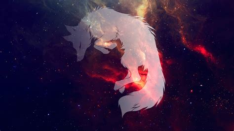 Anime Wolf Sleeping
