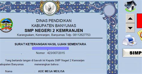 Contoh Skhun Sementara Smp 2017 - Unduh File Free