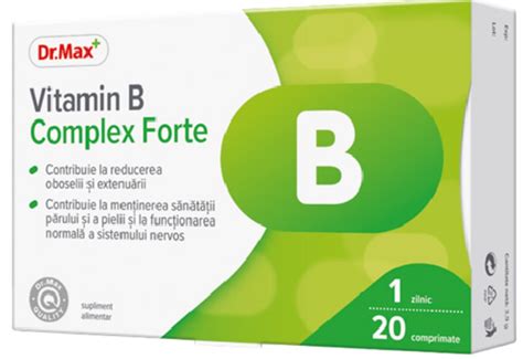 Dr Max Vitamina B Complex Forte Comprimate Dr Max Farmacie