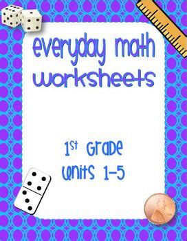 Free printable math worksheets aligned to 1st grade common core standards. First Grade Editable Everyday Math Worksheets Units 1-5 ...