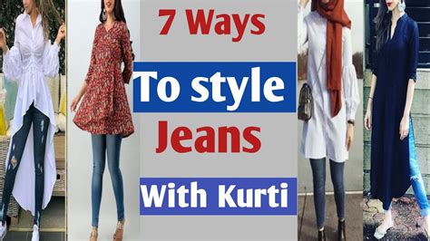 7 New Ways To Style Kurti With Jeans How To Choose Right Kurti For