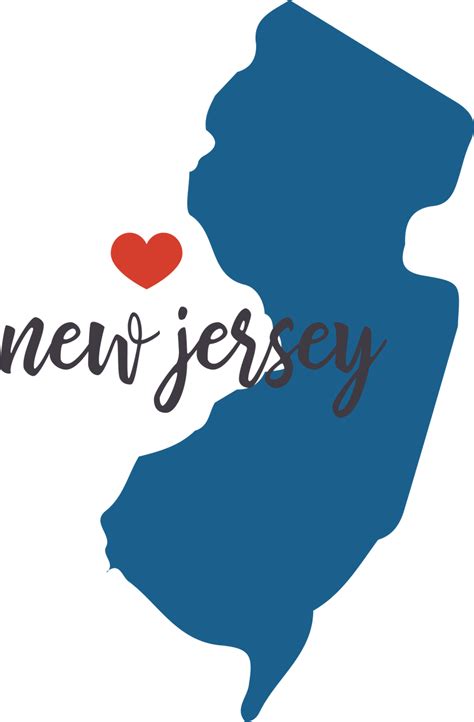 New Jersey State Svg Cut File Snap Click Supply Co