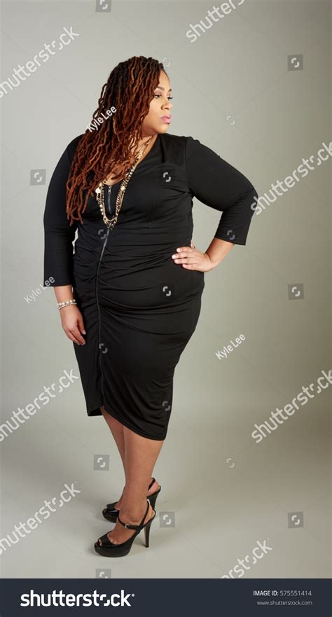 Plus Size African American Bbw Woman Stock Photo Shutterstock