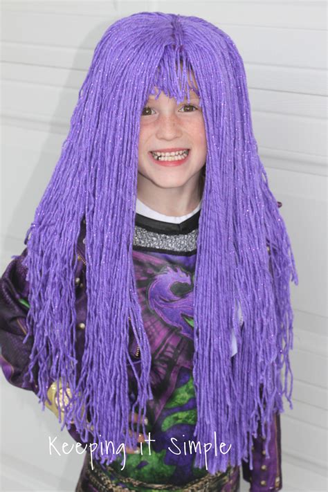 Join facebook to connect with mal wig and others you may know. Purple-Yarn-Wig-Mal-from-Descendants (6)2 • Keeping it Simple