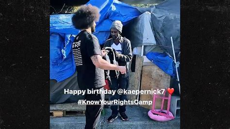 Colin Kaepernick Celebrated 32nd Birthday Giving Back To The Homeless