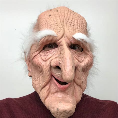 Collectors Edition Stale Mate Old Man Male Character Latex Face Mask