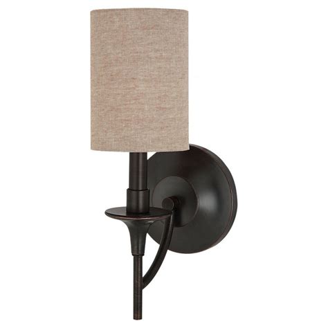 Apart from indoor wall sconces, ylighting also features outdoor wall sconces and bathroom wall sconces. Sea Gull Lighting Stirling 1-Light Burnt Sienna Sconce ...