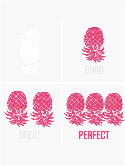 Upside Down Pineapple Bdsm Swinger Lifestyle Hotwife Sticker For Sale By Avlex Redbubble