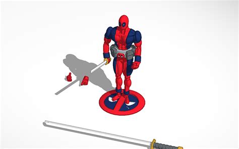 3d Design Superhero Marvel Alt Deadpool Preview Tinkercad