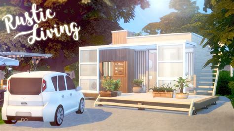 Rustic Living 🏡 🐞 The Sims 4 Tiny Living Speed Build Cc Free