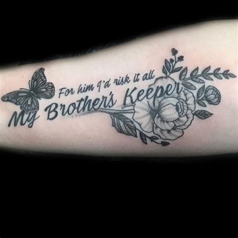 My Brothers Keeper Tattoo Drawing Brunton Thersellse1961