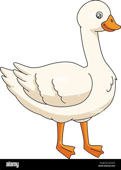 Goose Cartoon Colored Clipart Illustration Stock Vector Image And Art Alamy